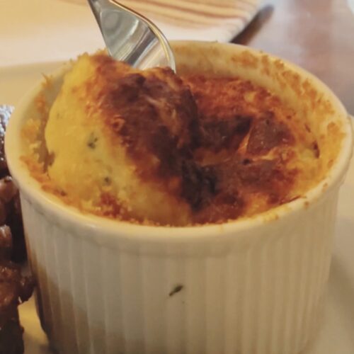 cheesy potato souffle recipe