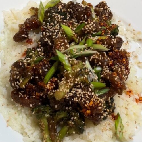 crispy beef and broccoli